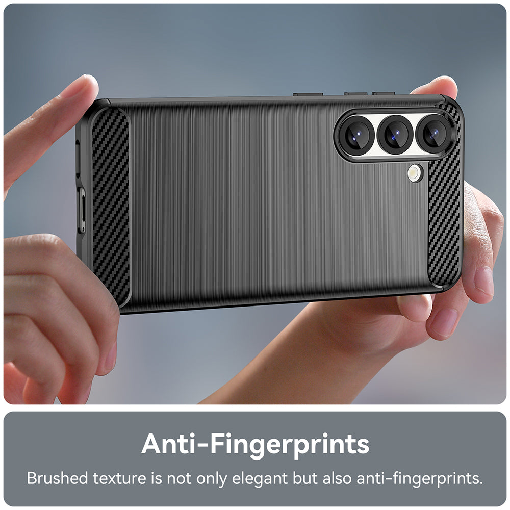 Husa pentru Samsung Galaxy S25 Edge S937, Techsuit, Carbon, Neagra