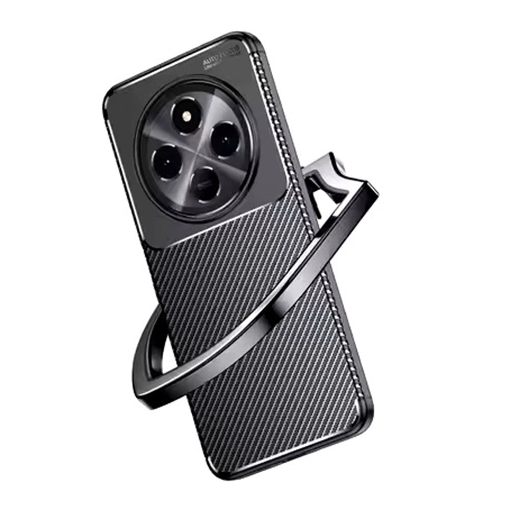 Husa pentru Samsung Galaxy S25 Edge S937, Techsuit, CarbonFiber, Neagra