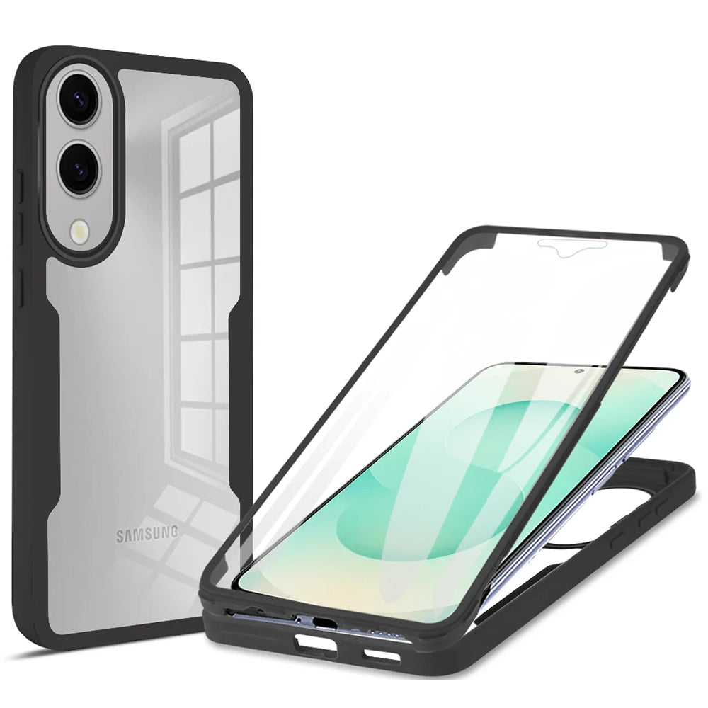 Husa pentru Samsung Galaxy S25 Edge S937, Techsuit, ColorVerse 360, Neagra