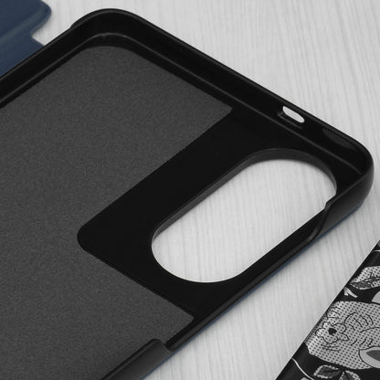 Husa pentru Samsung Galaxy S25 Edge S937, Techsuit, eFold, Albastra Inchis
