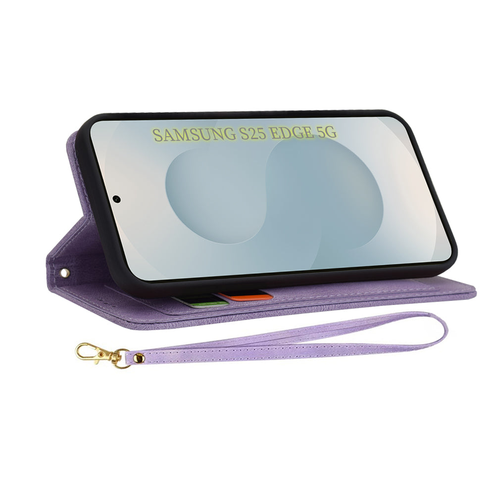 Husa pentru Samsung Galaxy S25 Edge S937, Techsuit, FlipCraft, Mov