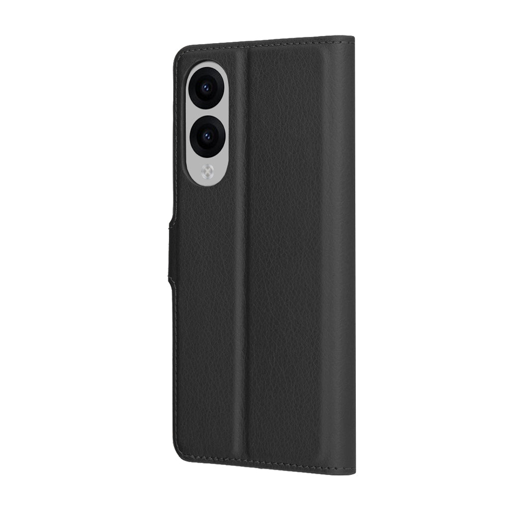 Husa pentru Samsung Galaxy S25 Edge S937, Techsuit, Leather Folio, Neagra