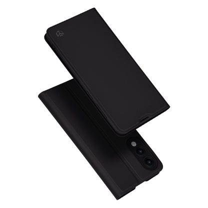 Husa pentru Samsung Galaxy S25 Edge S937, Techsuit, Magskin Book, Neagra