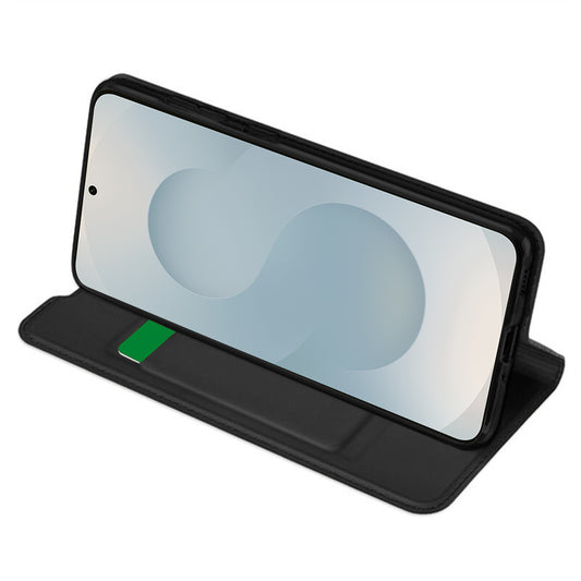 Husa pentru Samsung Galaxy S25 Edge S937, Techsuit, Magskin Book, Neagra