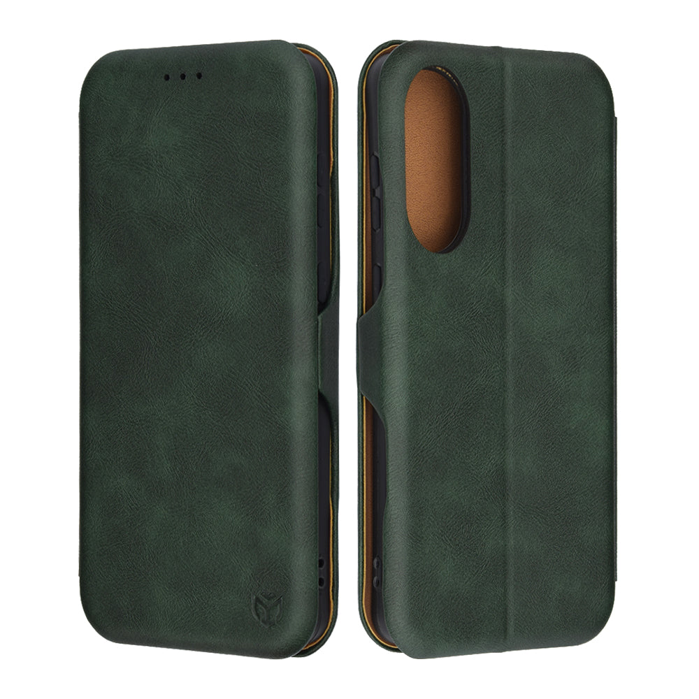 Husa pentru Samsung Galaxy S25 Edge S937, Techsuit, Safe Wallet Plus, Verde