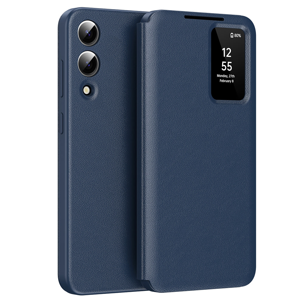 Husa pentru Samsung Galaxy S25 Edge S937, Techsuit, SmartView, Albastra
