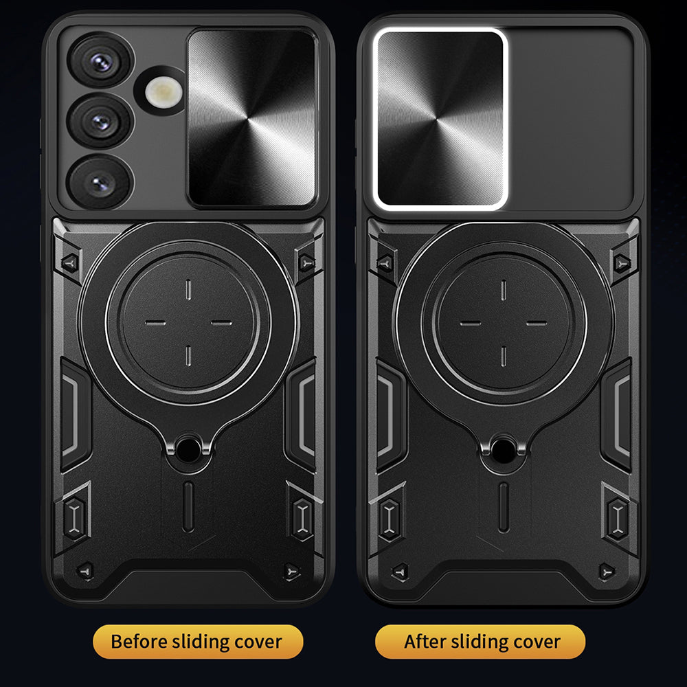 Husa pentru Samsung Galaxy S25 FE, Techsuit, CamGuard Pro, Roz