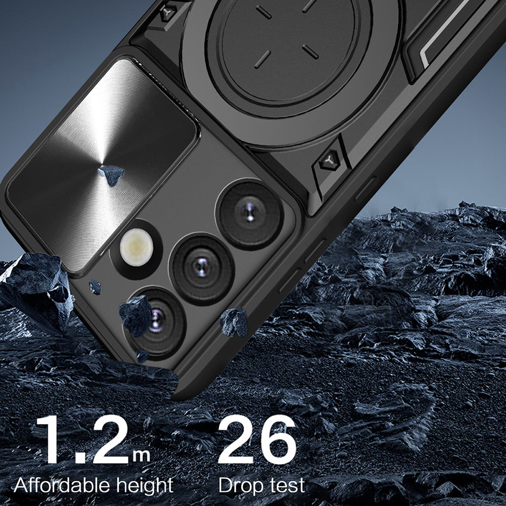 Husa pentru Samsung Galaxy S25 FE, Techsuit, CamGuard Pro, Roz