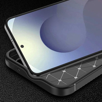 Husa pentru Samsung Galaxy S25 FE, Techsuit, CarbonFiber, Neagra
