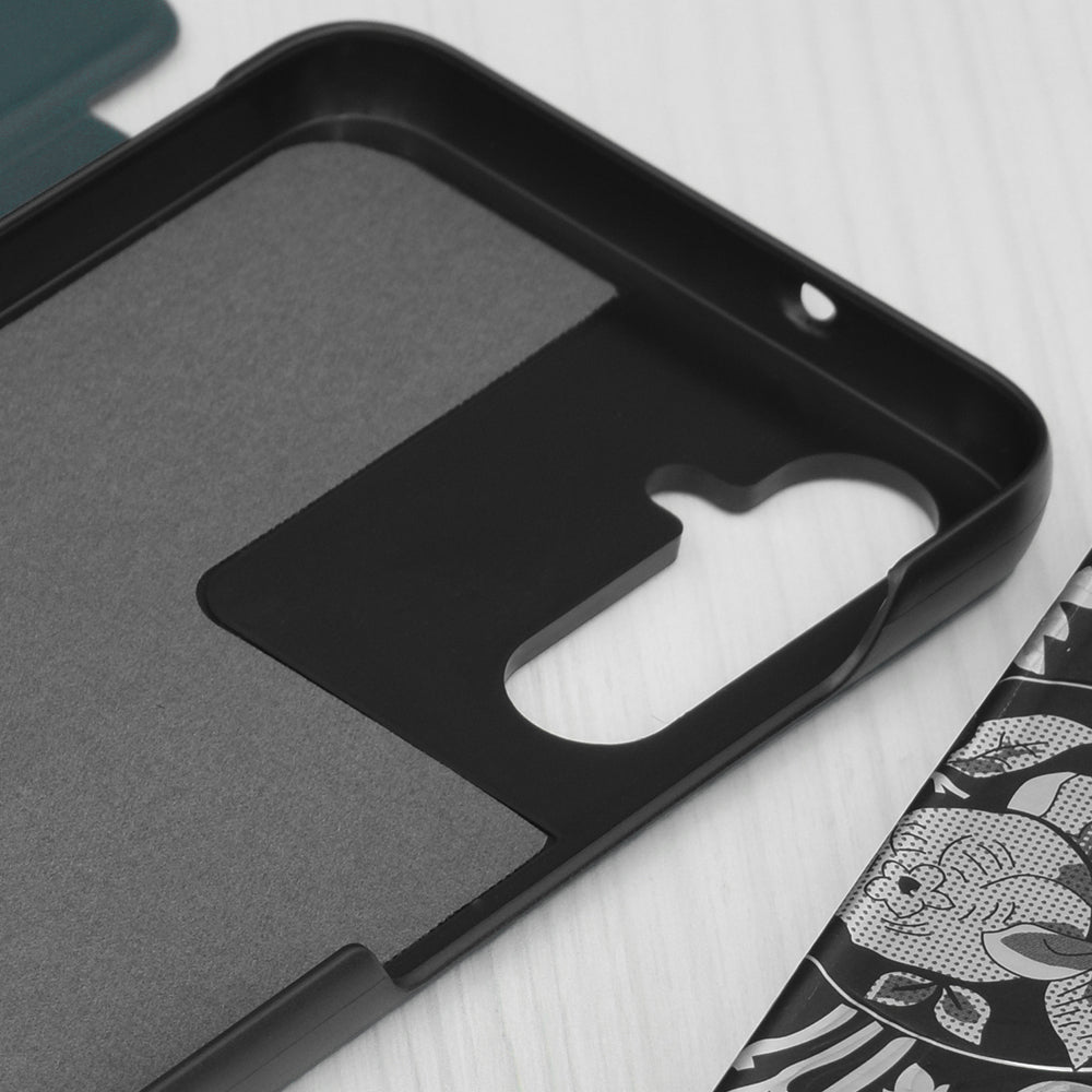 Husa pentru Samsung Galaxy S25 FE, Techsuit, eFold, Verde Inchis