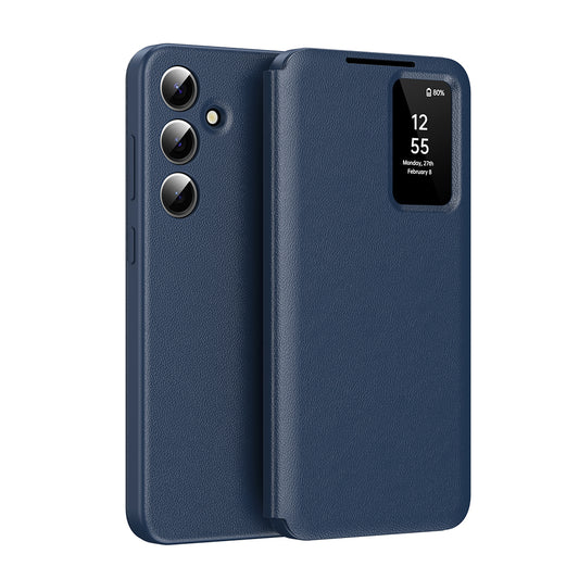 Husa pentru Samsung Galaxy S25 FE, Techsuit, SmartView, Albastra