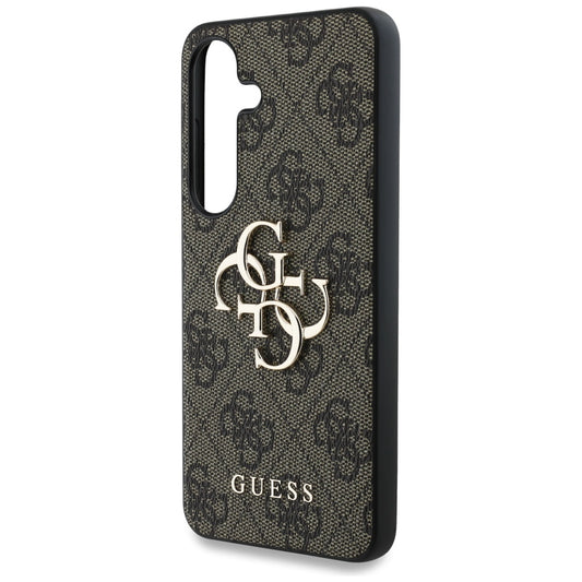 Husa pentru Samsung Galaxy S25+ S936, Guess, 4G Big Logo, Maro