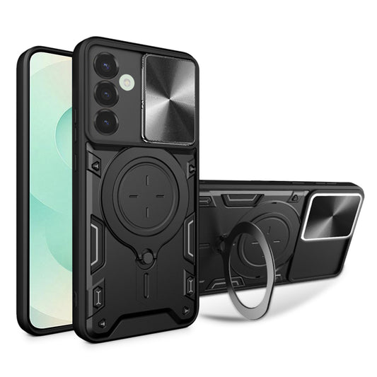 Husa pentru Samsung Galaxy S25+ S936, Techsuit, CamGuard Pro, Neagra