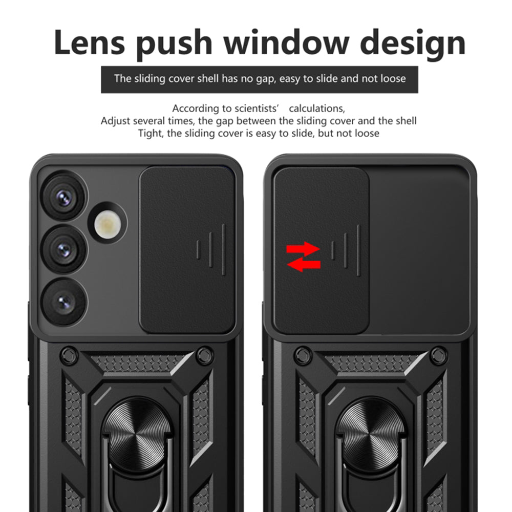 Husa pentru Samsung Galaxy S25+ S936, Techsuit, CamShield, Albastra