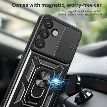 Husa pentru Samsung Galaxy S25+ S936, Techsuit, CamShield, Roz