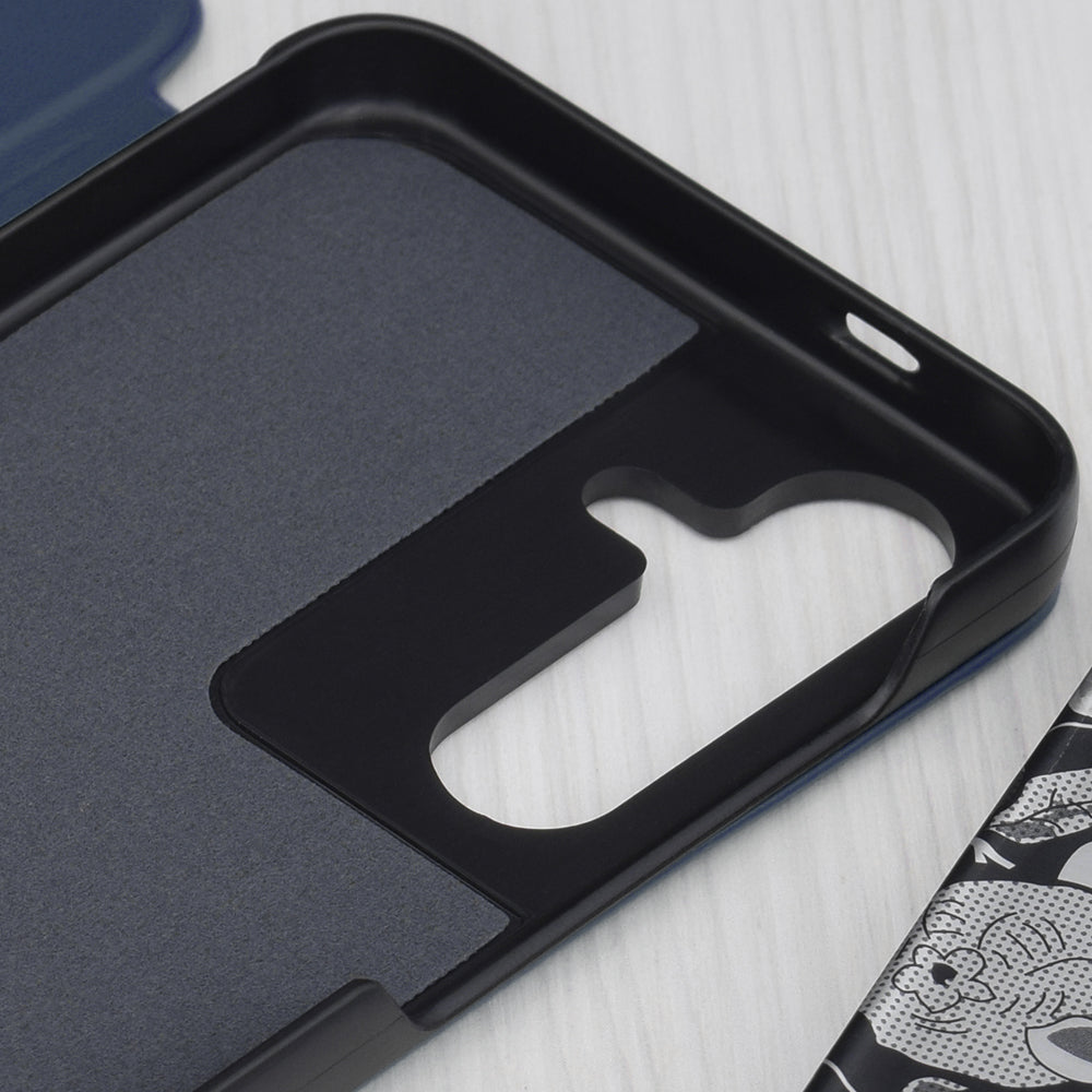Husa pentru Samsung Galaxy S25+ S936, Techsuit, eFold, Albastra Inchis