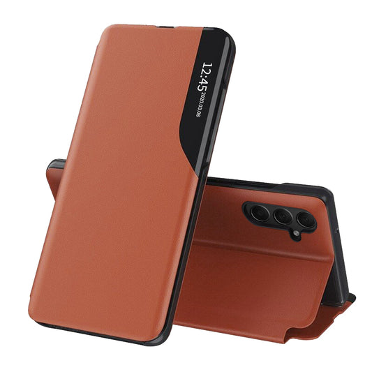 Husa pentru Samsung Galaxy S25+ S936, Techsuit, eFold, Portocalie