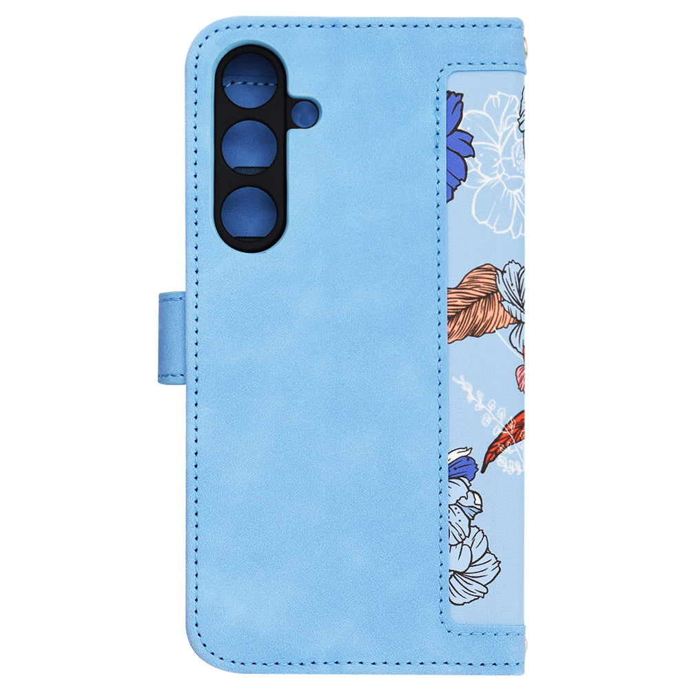 Husa pentru Samsung Galaxy S25+ S936, Techsuit, FlipCraft, Bleu