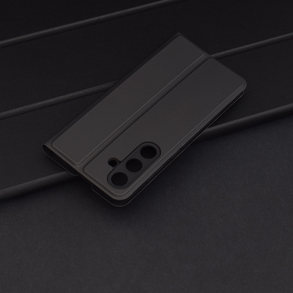 Husa pentru Samsung Galaxy S25+ S936, Techsuit, Magskin Book, Neagra