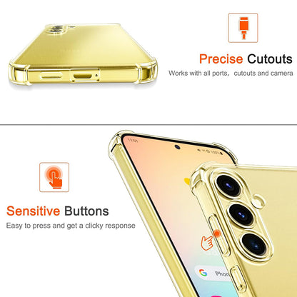 Husa pentru Samsung Galaxy S25+ S936, Techsuit, Shockproof Clear, Transparenta