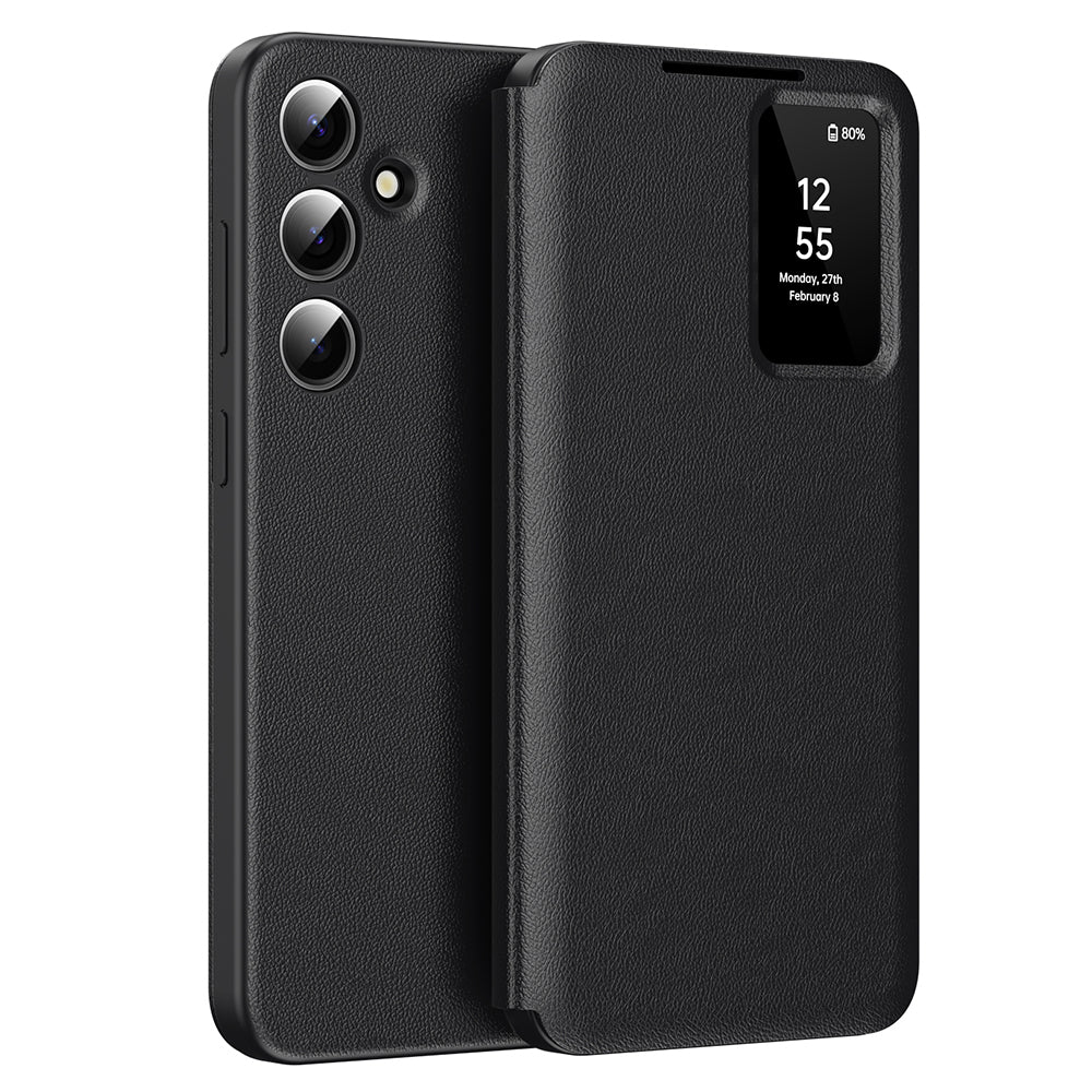 Husa pentru Samsung Galaxy S25+ S936, Techsuit, SmartView, Neagra