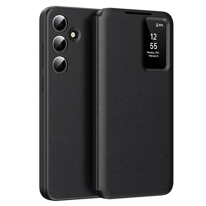 Husa pentru Samsung Galaxy S25+ S936, Techsuit, SmartView, Neagra
