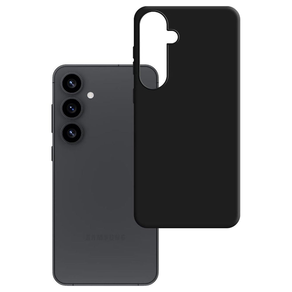 Husa pentru Samsung Galaxy S25 S931, 3MK, Neagra Mata