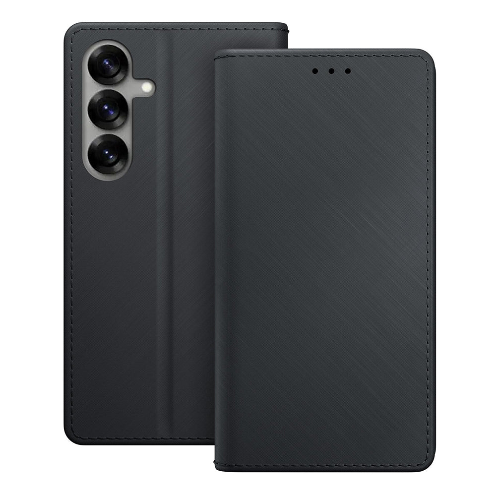 Husa pentru Samsung Galaxy S25 S931, 3MK, Wallet, Neagra