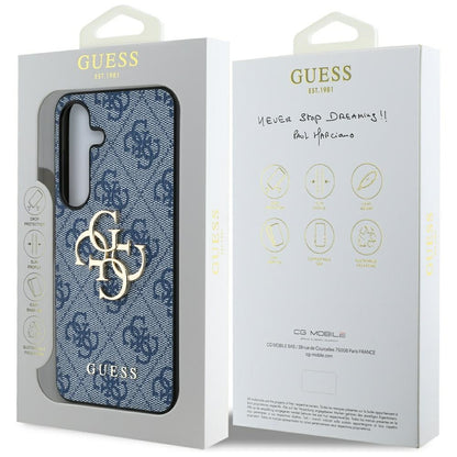 Husa pentru Samsung Galaxy S25 S931, Guess, 4G Big Logo, Albastra