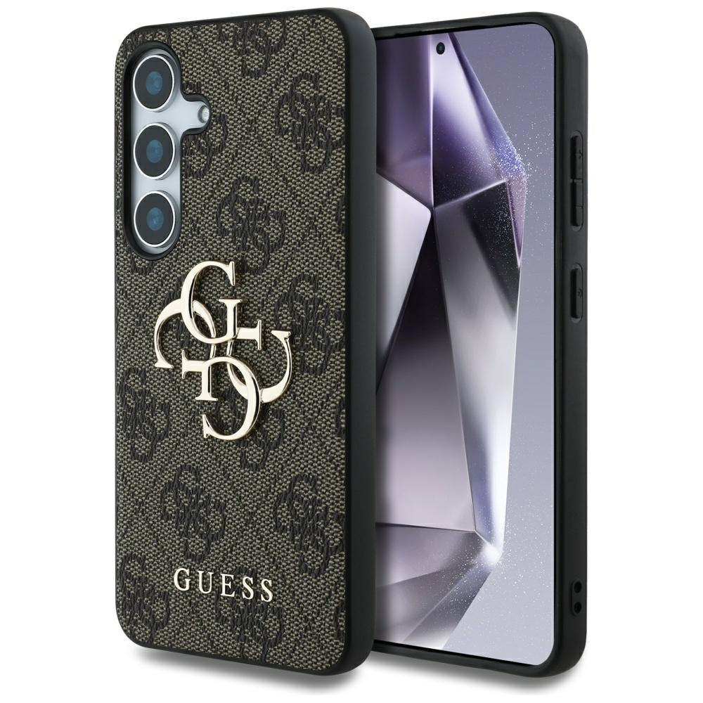 Husa pentru Samsung Galaxy S25 S931, Guess, 4G Big Logo, Maro