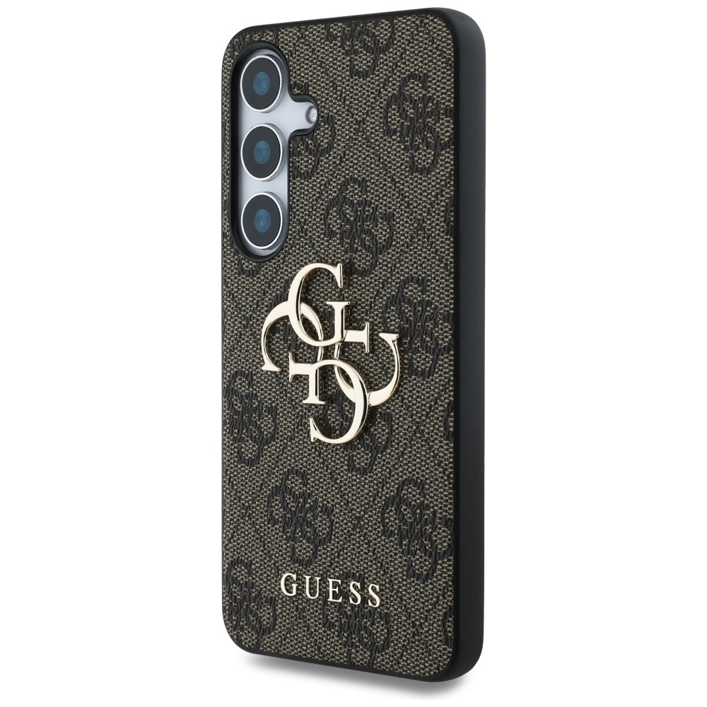 Husa pentru Samsung Galaxy S25 S931, Guess, 4G Big Logo, Maro