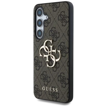 Husa pentru Samsung Galaxy S25 S931, Guess, 4G Big Logo, Maro