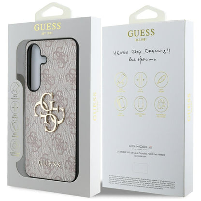 Husa pentru Samsung Galaxy S25 S931, Guess, 4G Big Logo, Roz