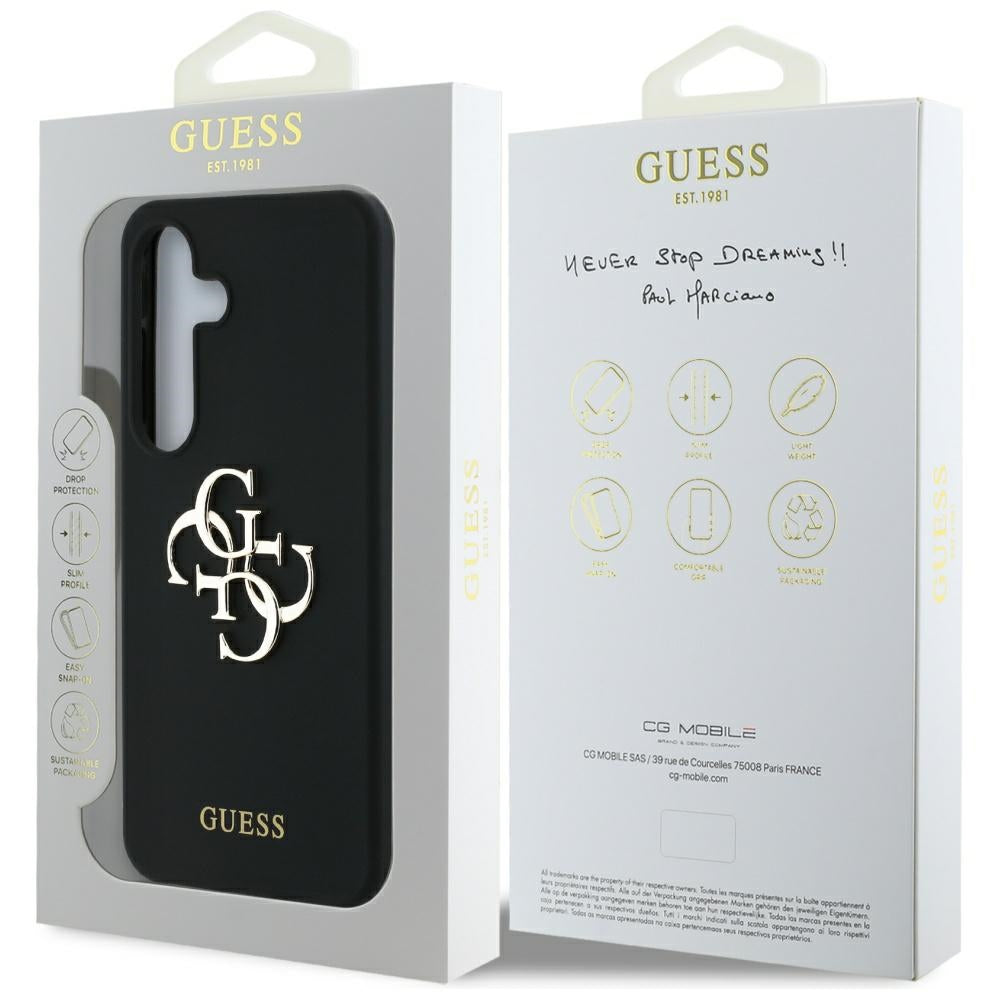 Husa pentru Samsung Galaxy S25 S931, Guess, 4G Big, Neagra
