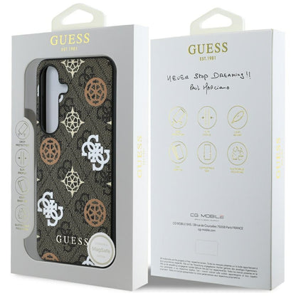 Husa pentru Samsung Galaxy S25 S931, Guess, 4G Peony, Maro