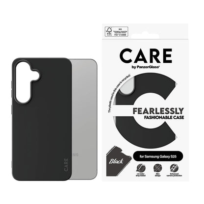 Husa pentru Samsung Galaxy S25 S931, PanzerGlass, Care Fashionable, Neagra