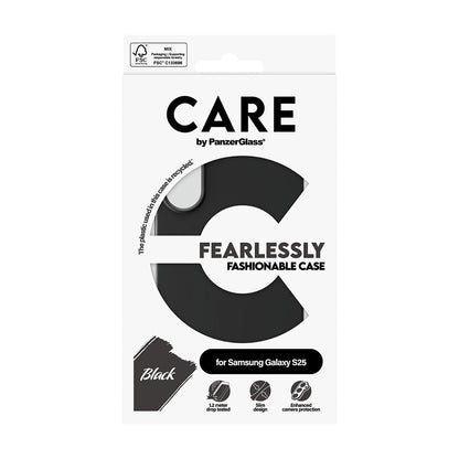 Husa pentru Samsung Galaxy S25 S931, PanzerGlass, Care Fashionable, Neagra