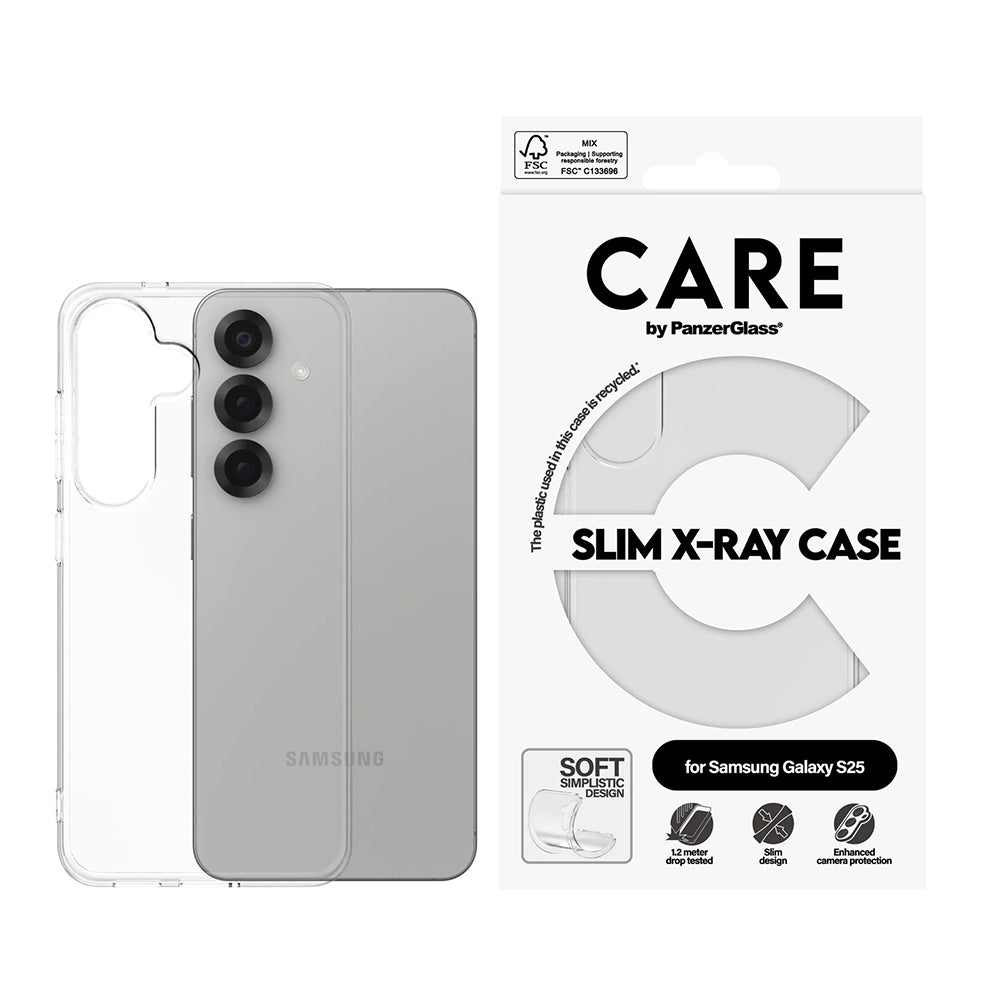 Husa pentru Samsung Galaxy S25 S931, PanzerGlass, Care Fashionable, Transparenta