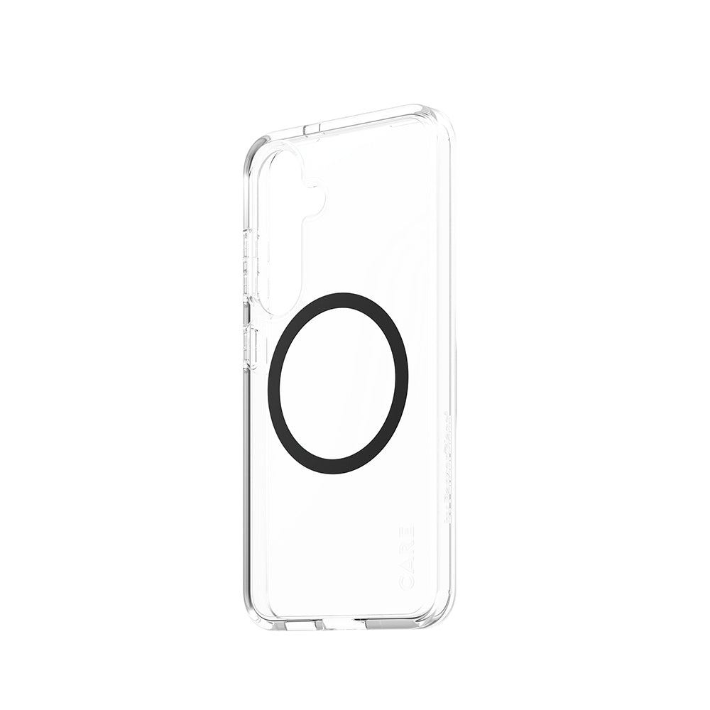 Husa pentru Samsung Galaxy S25 S931, PanzerGlass, Care Urban Combat, Transparenta Neagra