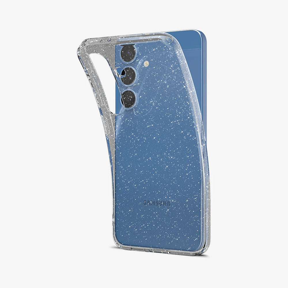 Husa pentru Samsung Galaxy S25 S931, Spigen, Liquid Crystal Glitter, Transparenta ACS08997