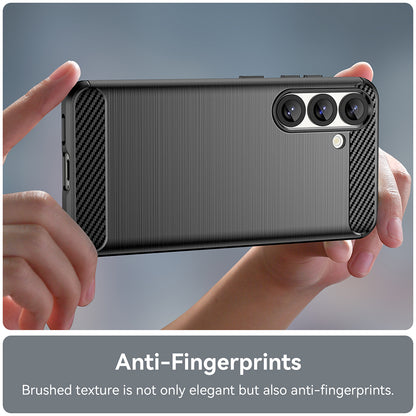 Husa pentru Samsung Galaxy S25 S931, Techsuit, Carbon, Neagra