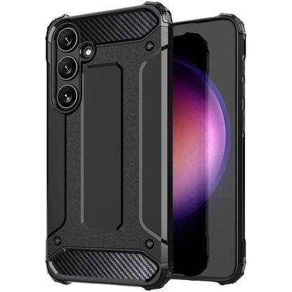 Husa pentru Samsung Galaxy S25 S931, Techsuit, Hybrid Armor, Neagra
