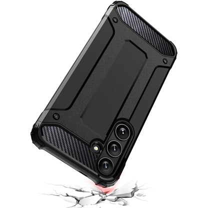 Husa pentru Samsung Galaxy S25 S931, Techsuit, Hybrid Armor, Neagra