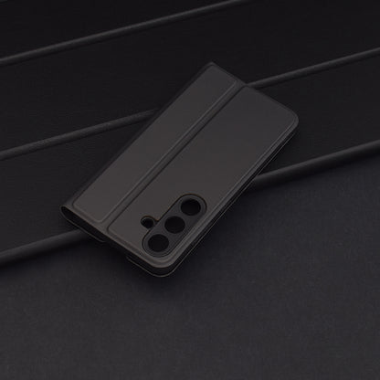 Husa pentru Samsung Galaxy S25 S931, Techsuit, Magskin Book, Neagra
