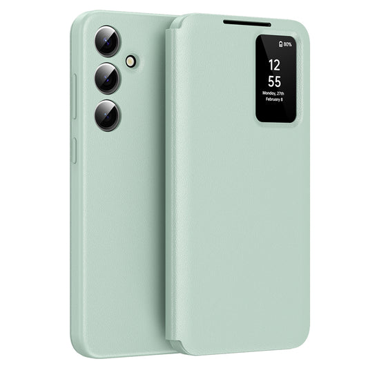 Husa pentru Samsung Galaxy S25 S931, Techsuit, SmartView, Verde