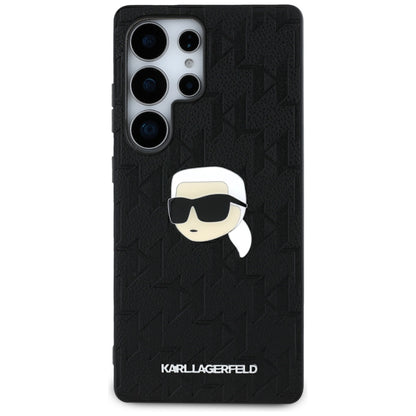 Husa pentru Samsung Galaxy S25 Ultra S938, Karl Lagerfeld, Monogram Karl's Head, Neagra