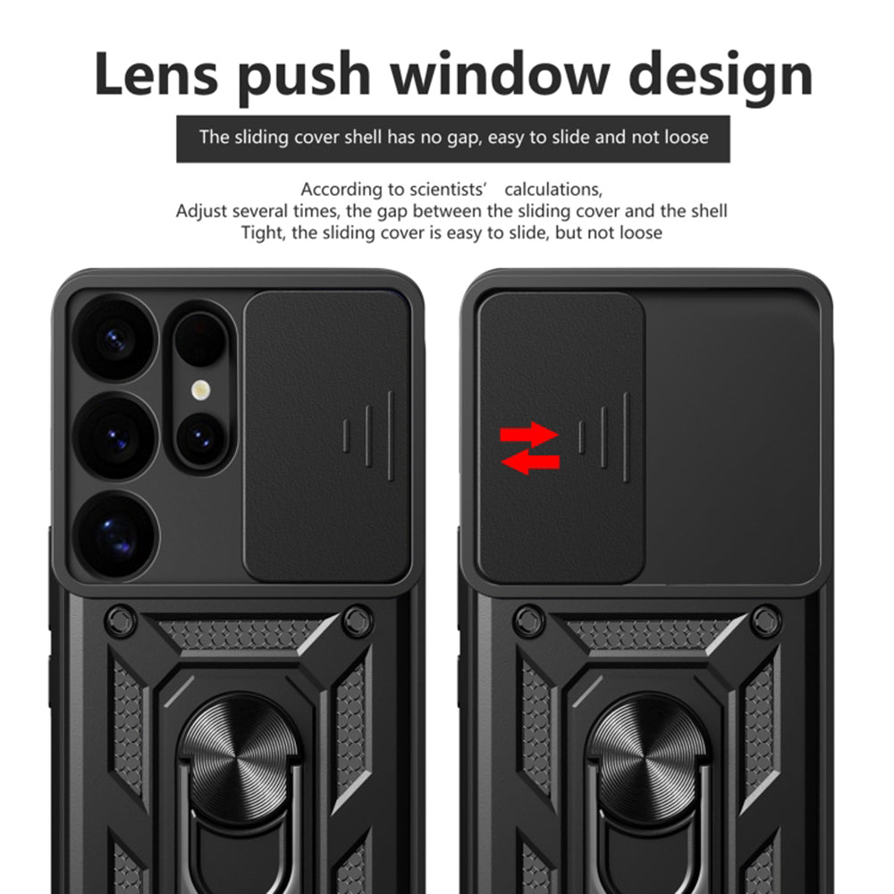 Husa pentru Samsung Galaxy S25 Ultra S938, Techsuit, CamShield, Albastra