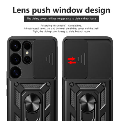 Husa pentru Samsung Galaxy S25 Ultra S938, Techsuit, CamShield, Albastra