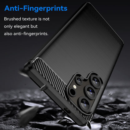 Husa pentru Samsung Galaxy S25 Ultra S938, Techsuit, Carbon, Albastra
