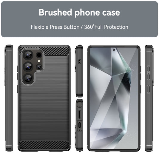 Husa pentru Samsung Galaxy S25 Ultra S938, Techsuit, Carbon, Neagra